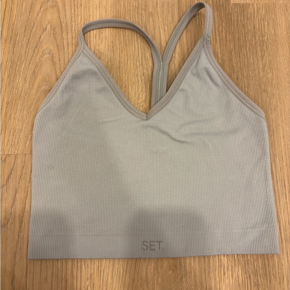 Set Active Power Light Blue V‎ Bra